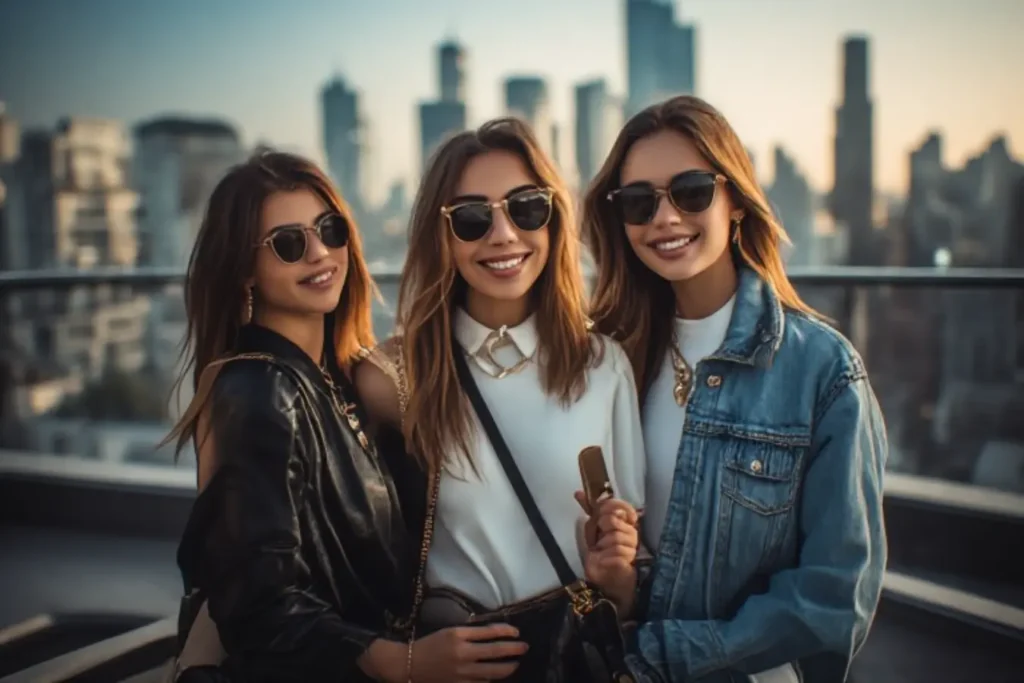 Baddie Captions for Instagram with Friends