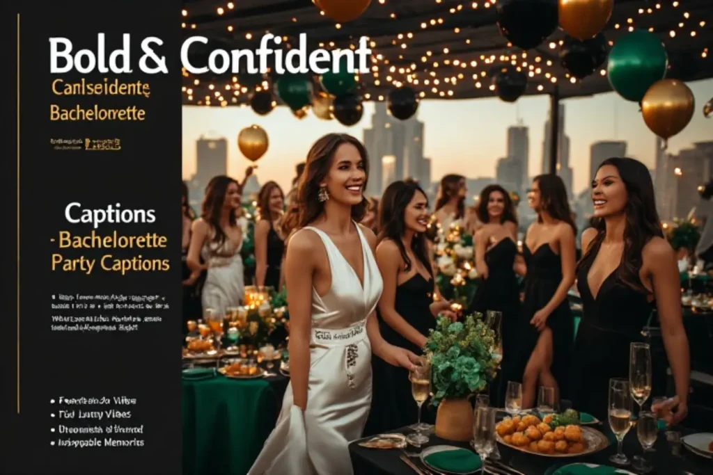 Bold & Confident Bachelorette Party Captions