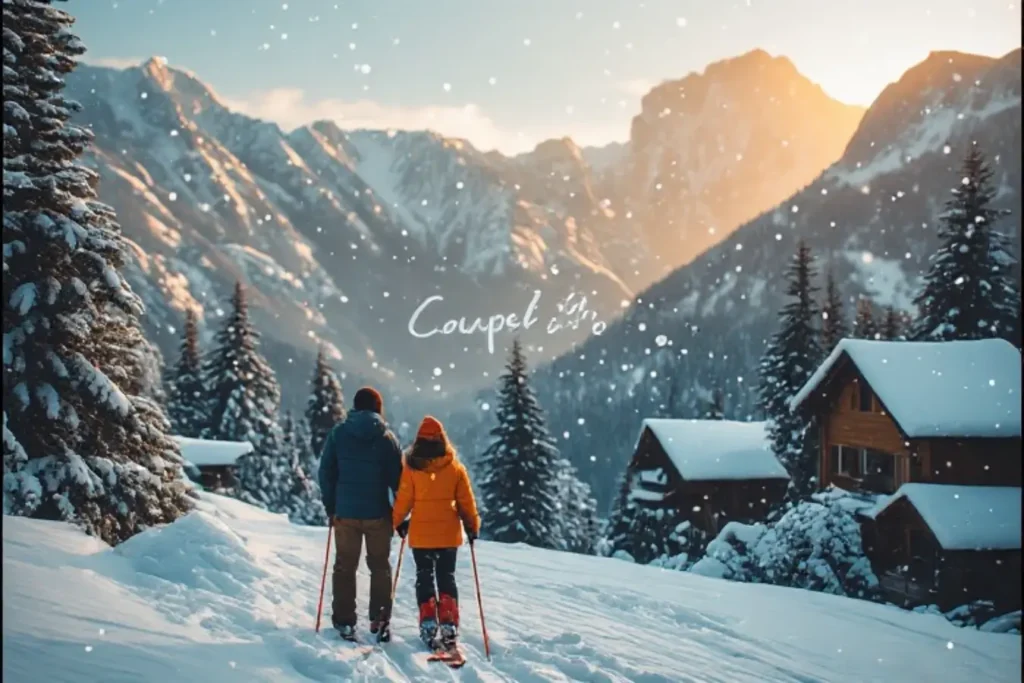 Couple Ski Trip Captions