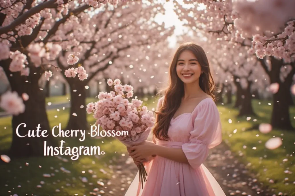 Cute Cherry Blossom Instagram Captions