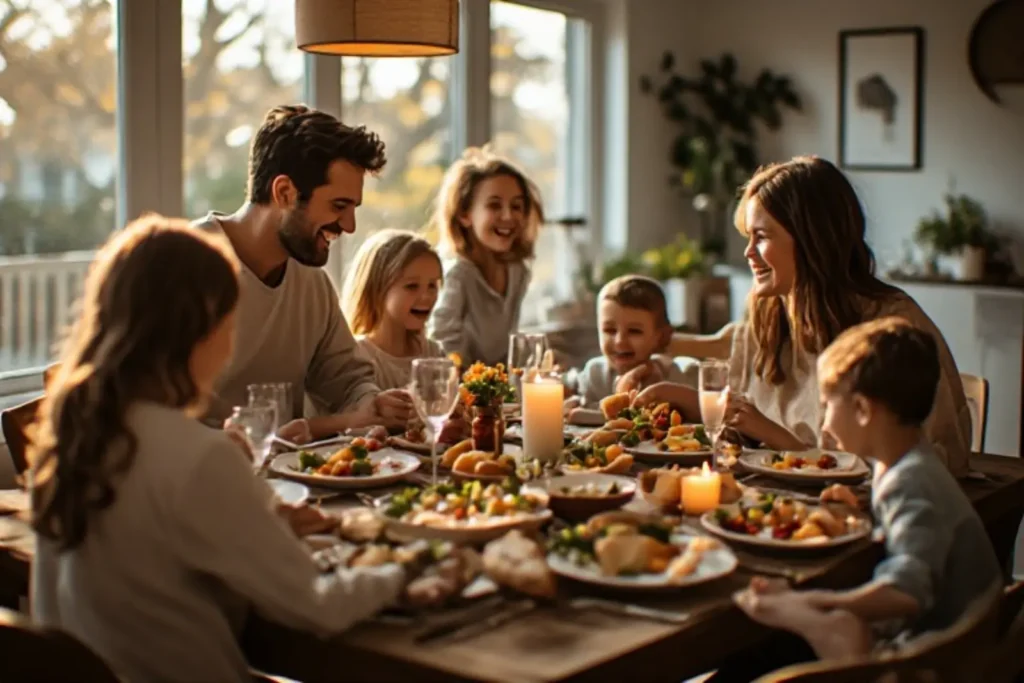 Cute Family Dinner Captions