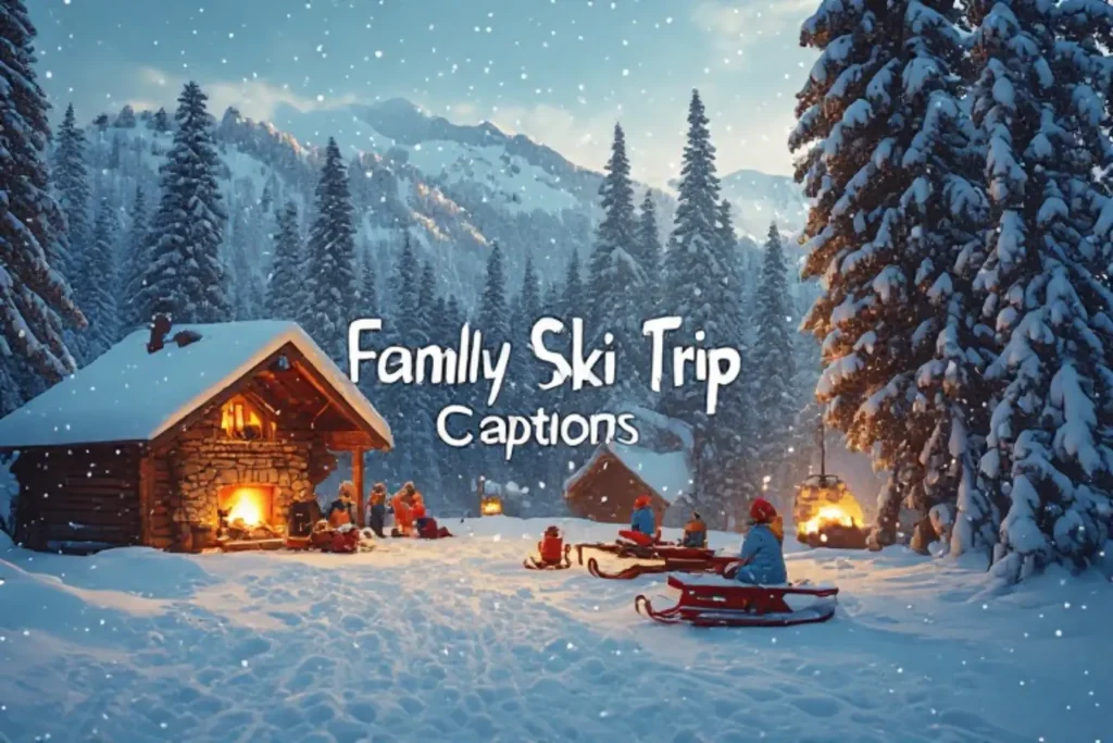 Family Ski Trip Captions