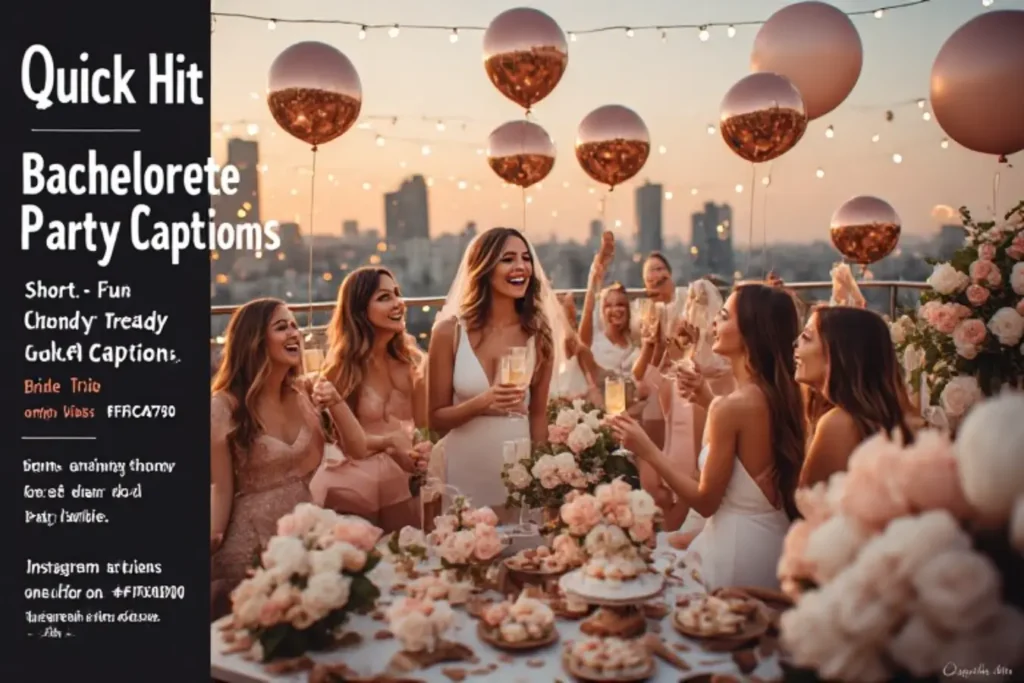 Quick-Hit Bachelorette Party Captions