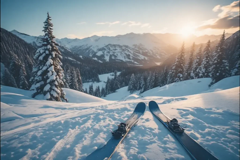 Short Ski Trip Captions 