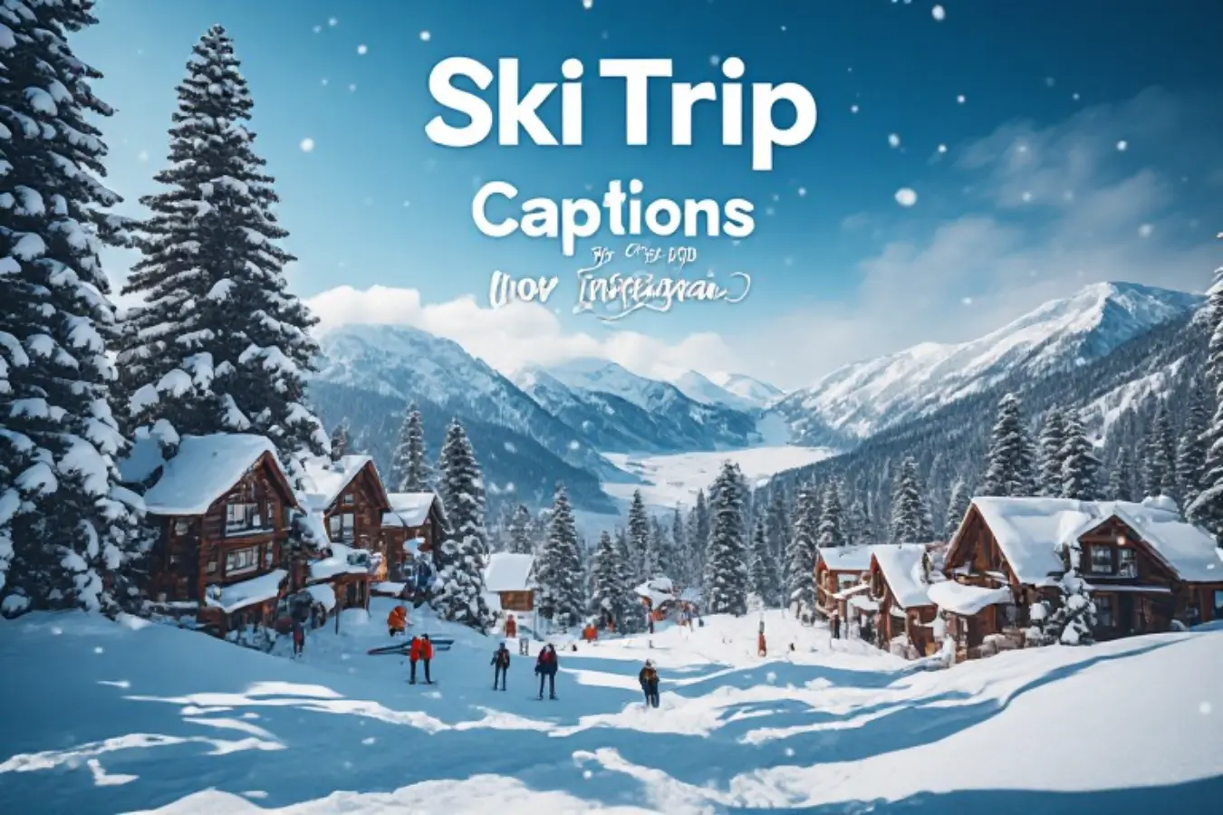 Ski Trip Captions for Instagram