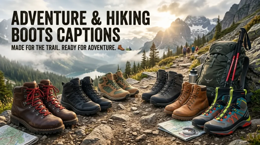 Adventure & Hiking Boots Captions
