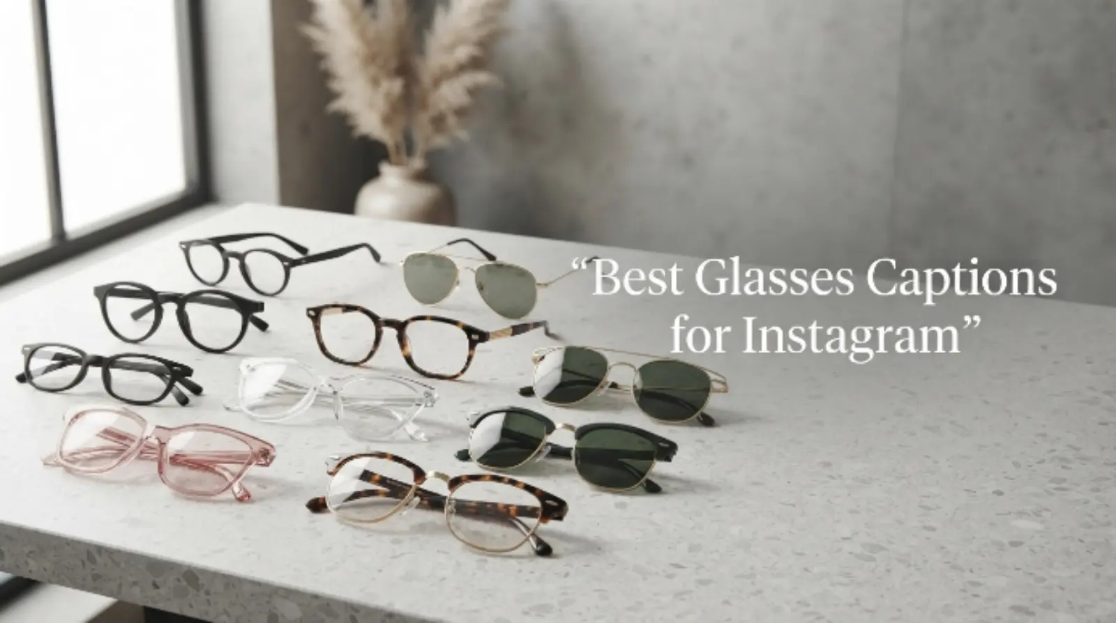 Best Glasses Captions for Instagram