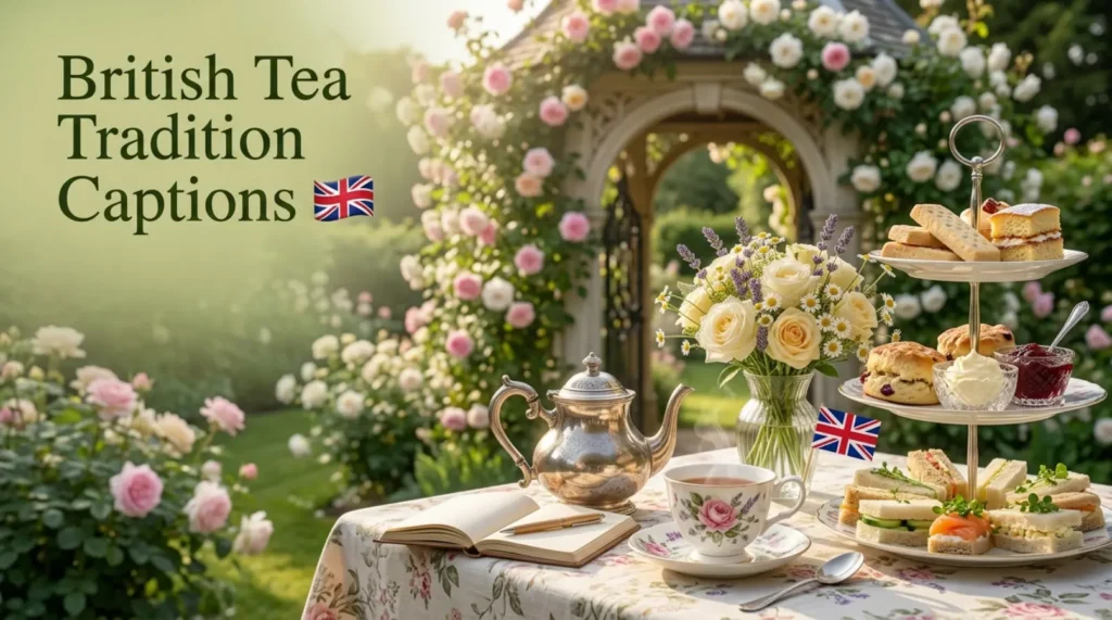 British Tea Tradition Captions 🇬🇧