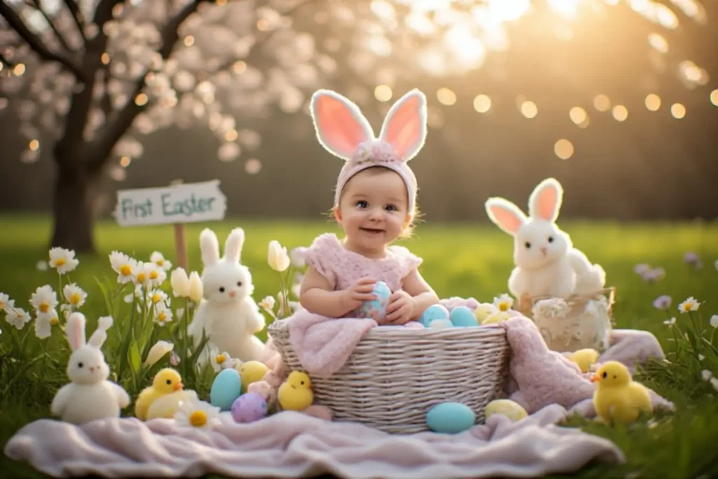 Cute Baby's First Easter Captions 💖