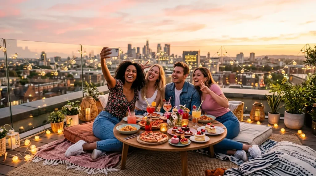 Cute Dinner with Friends Captions for Instagram