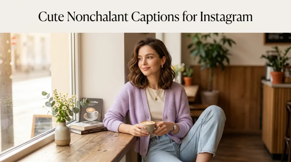 Cute Nonchalant Captions for Instagram