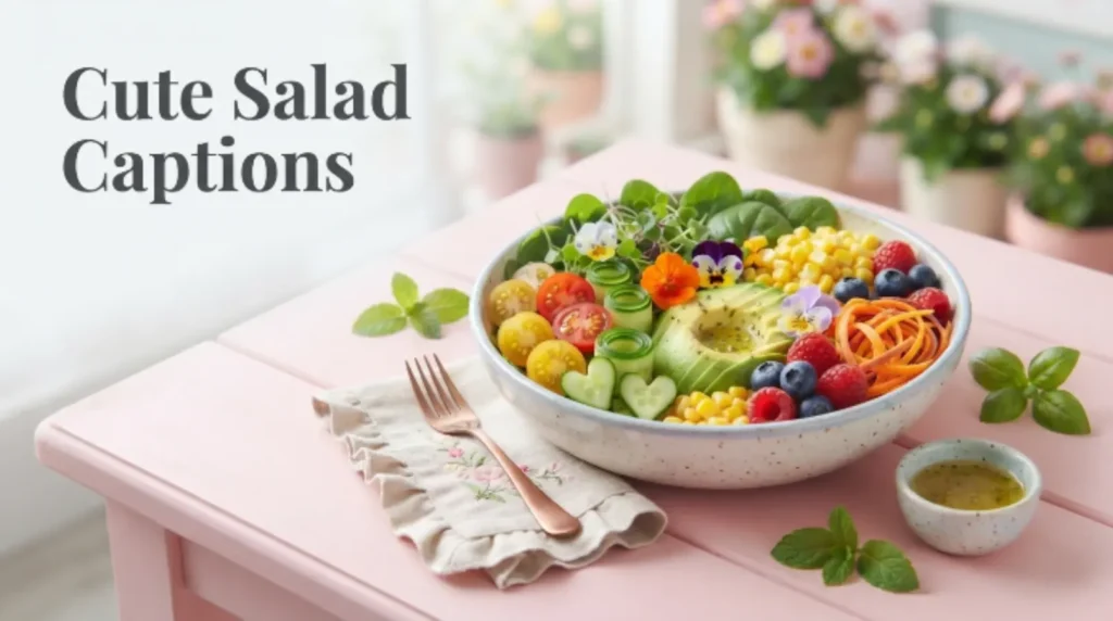 Cute Salad Captions