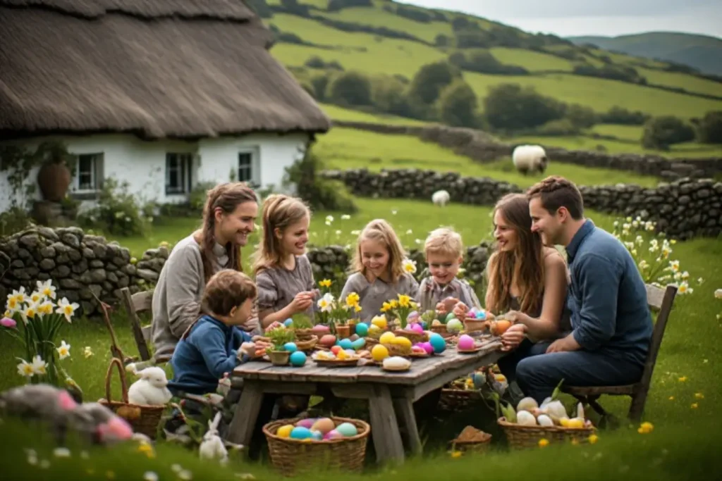 Family Easter Gathering Captions (Irish Style)