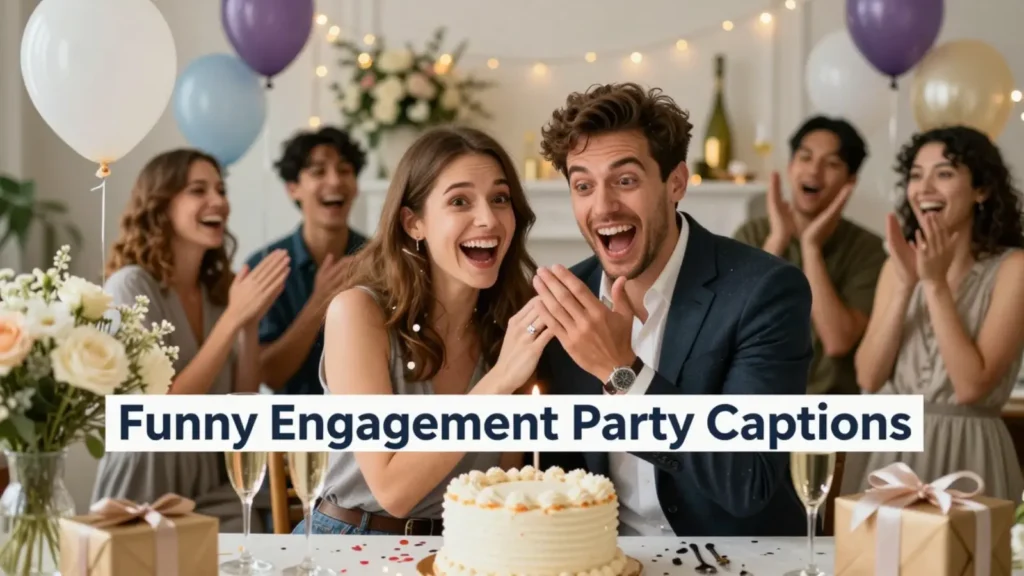 Funny Engagement Party Captions