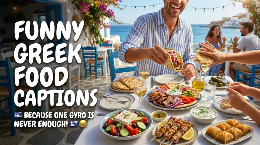 Funny Greek Food Captions