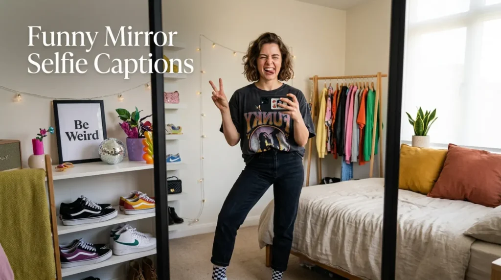 Funny Mirror Selfie Captions 