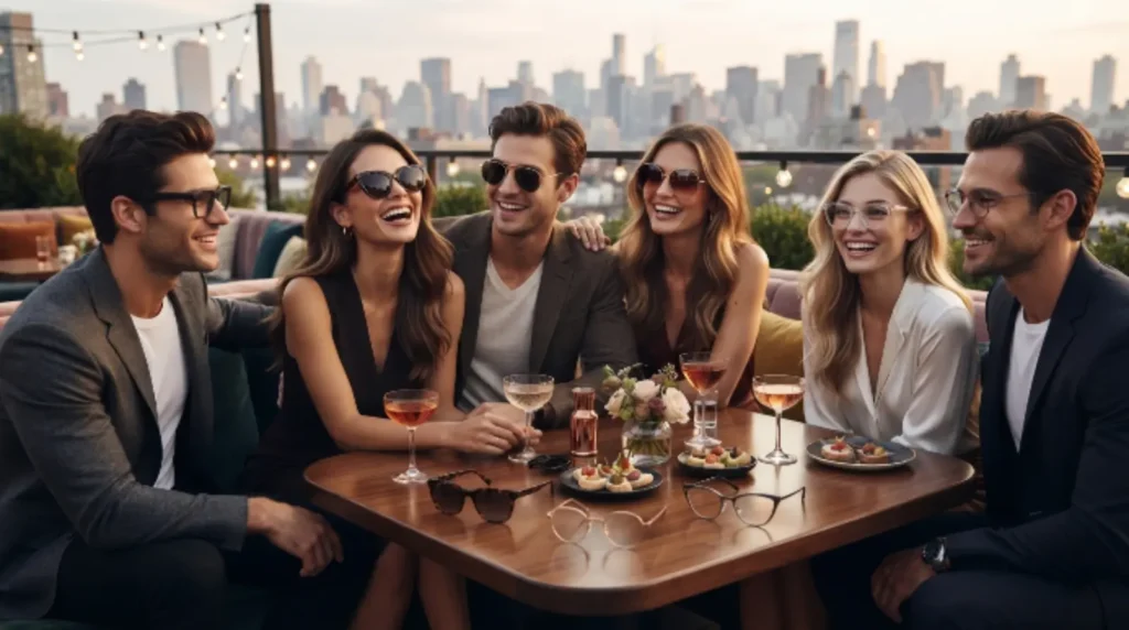 Group & Couple Glasses Captions 