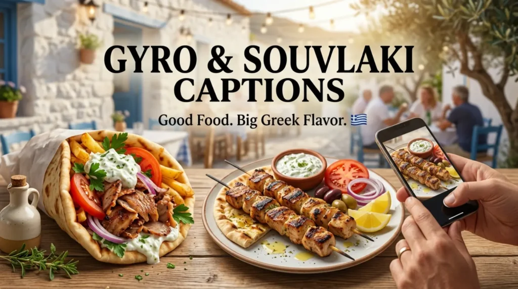 Gyro & Souvlaki Captions