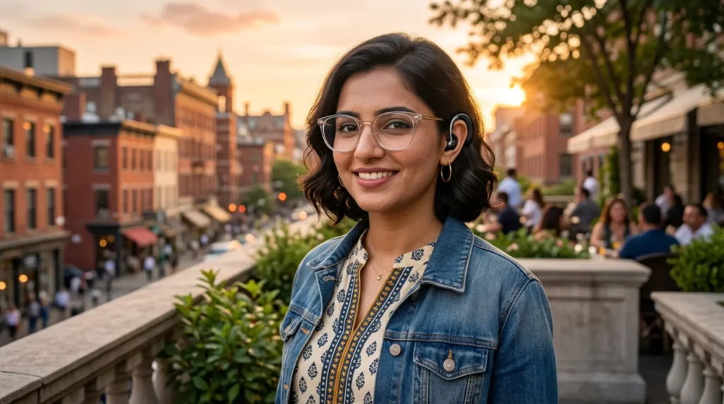 Hearing Aid and Glasses Combo Captions