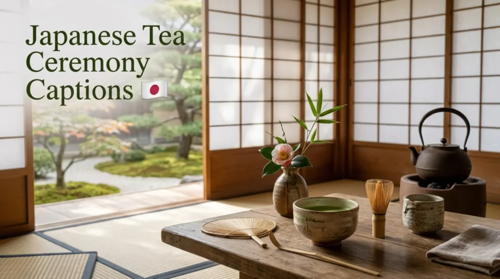 Japanese Tea Ceremony Captions