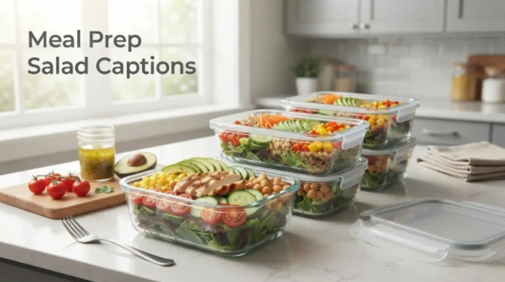 Meal Prep Salad Captions 📦