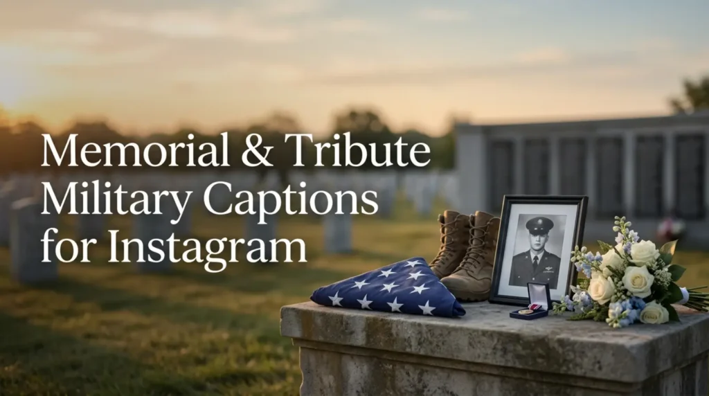 Memorial and Tribute Military Captions for Instagram