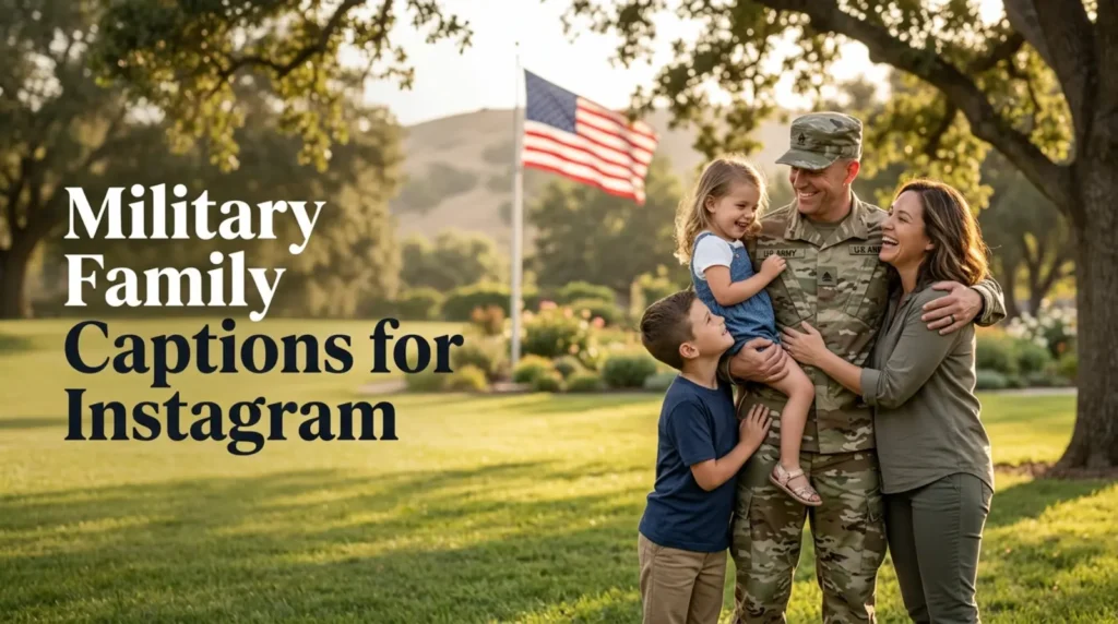 Military Family Captions for Instagram 