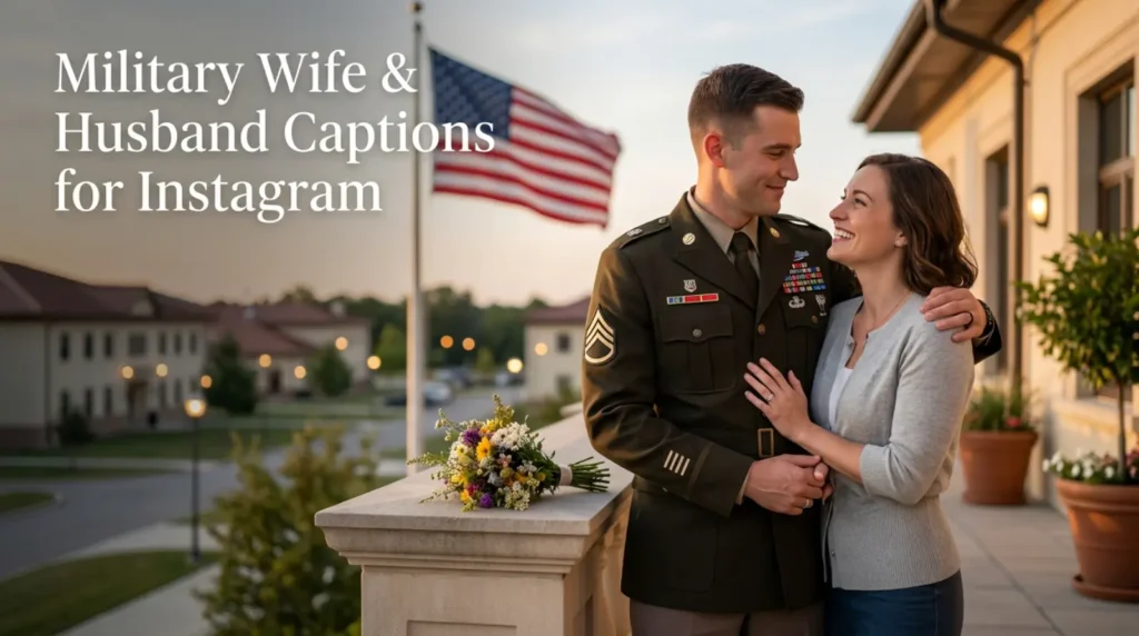 Military Wife and Husband Captions for Instagram