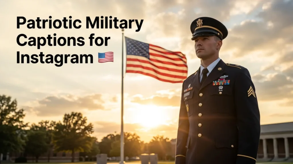 Patriotic Military Captions for Instagram 🇺🇸
