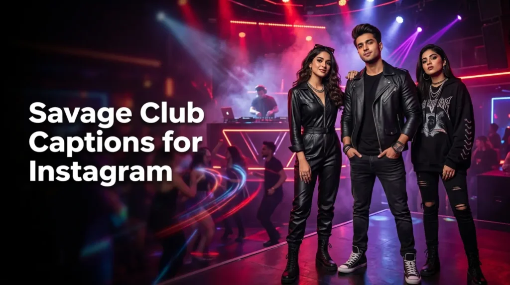 Savage Club Captions for Instagram