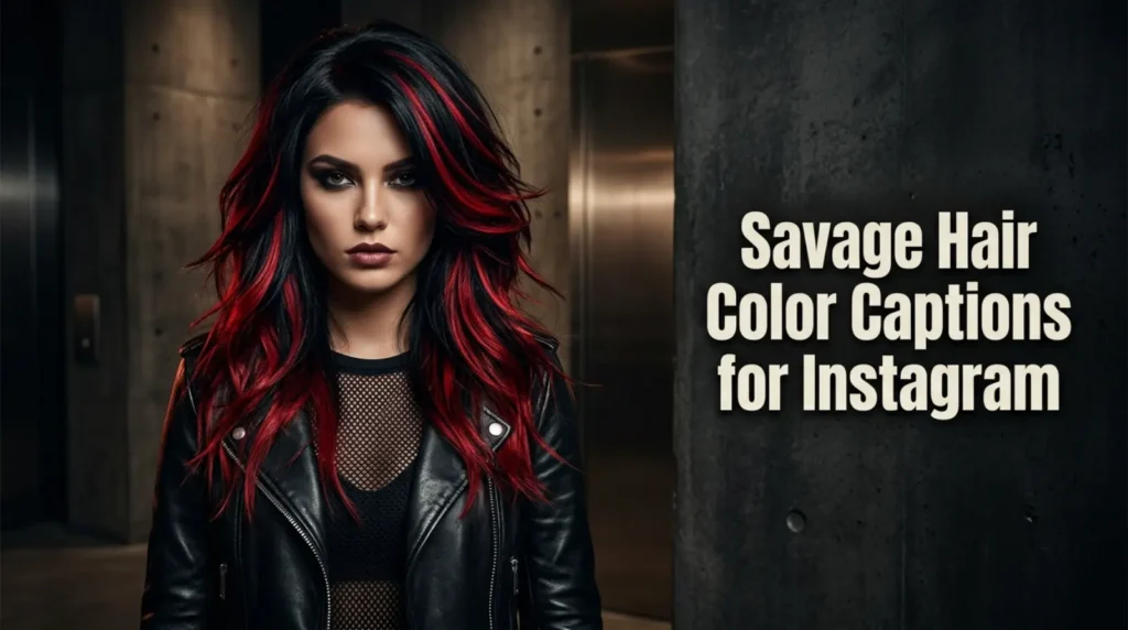 Amazing Hair Color Captions for Instagram 