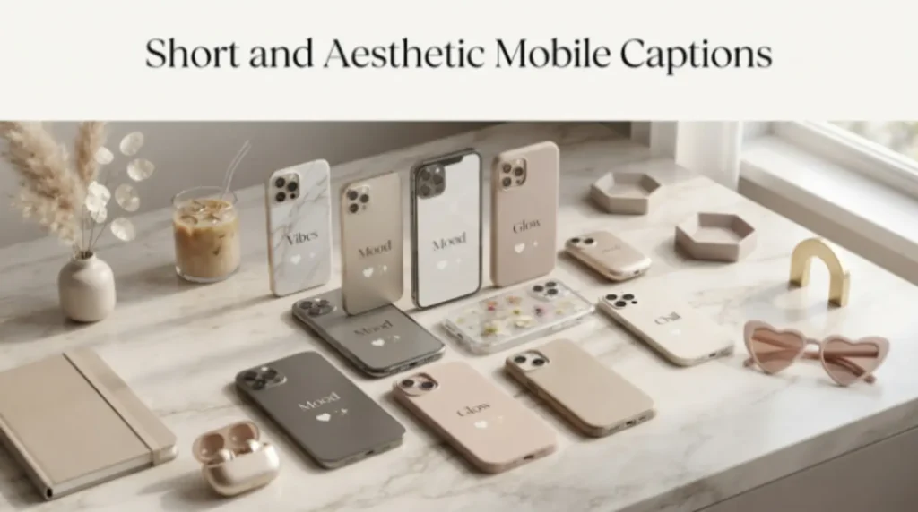 Short & Aesthetic Mobile Captions