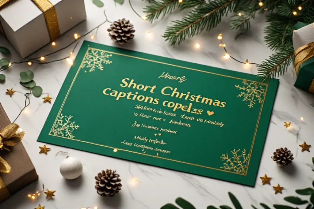 Short Christmas Captions for Couples ✨