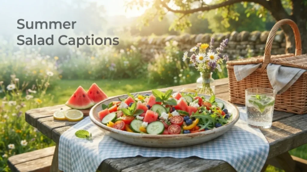 Summer Salad Captions