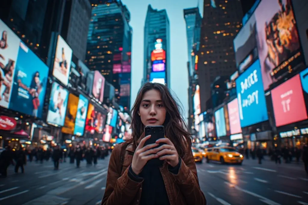 Times Square Instagram Captions
