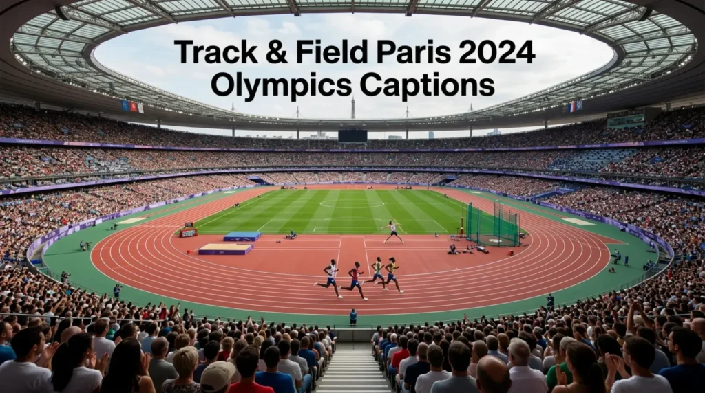 Track & Field Paris 2024 Olympics Captions 
