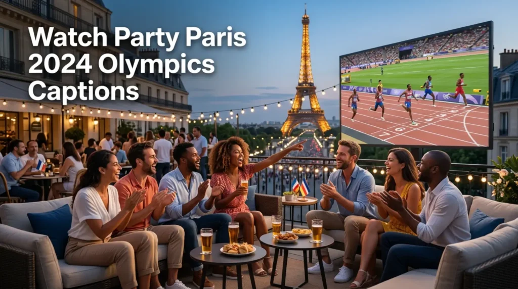 Watch Party Paris 2024 Olympics Captions 