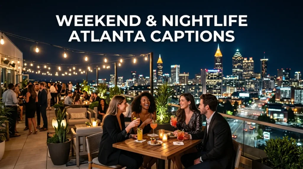 Weekend and Nightlife Atlanta Captions for Instagram