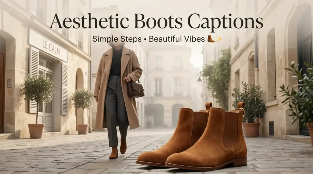 Aesthetic Boots Captions