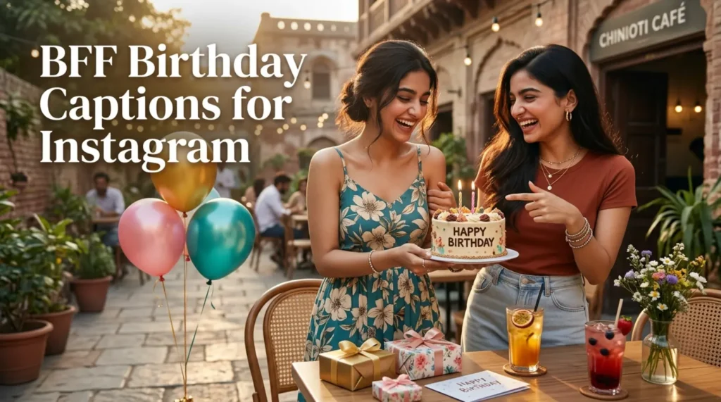 BFF Birthday Captions for Instagram 