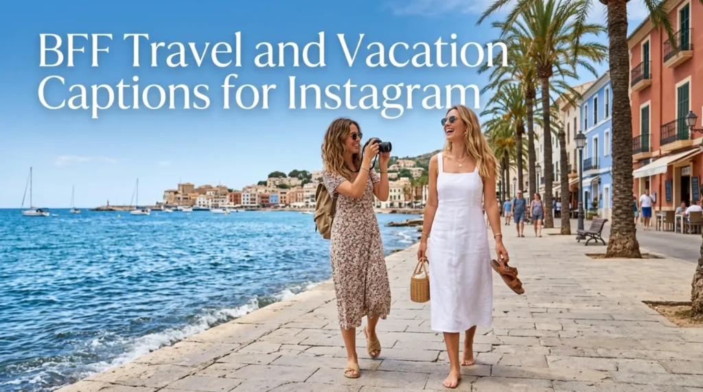 BFF Travel and Vacation Captions for Instagram