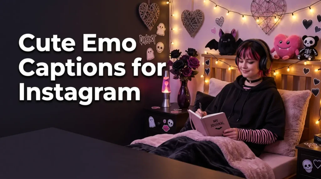 Cute Emo Captions for Instagram 