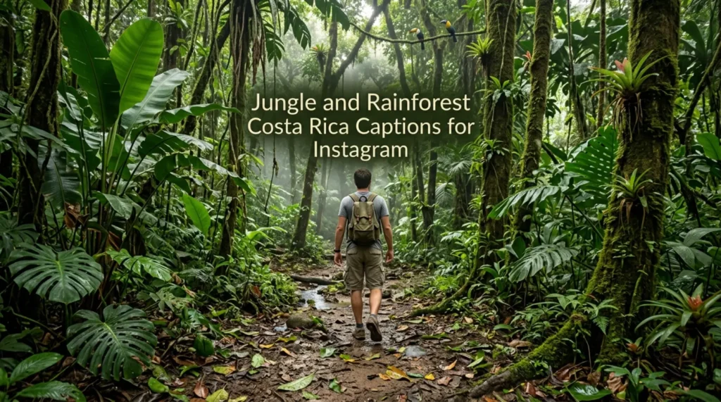 Jungle and Rainforest Costa Rica Captions for Instagram 