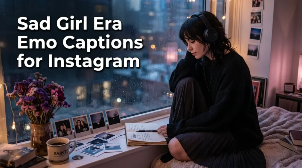 Sad Girl Era Emo Captions for Instagram 