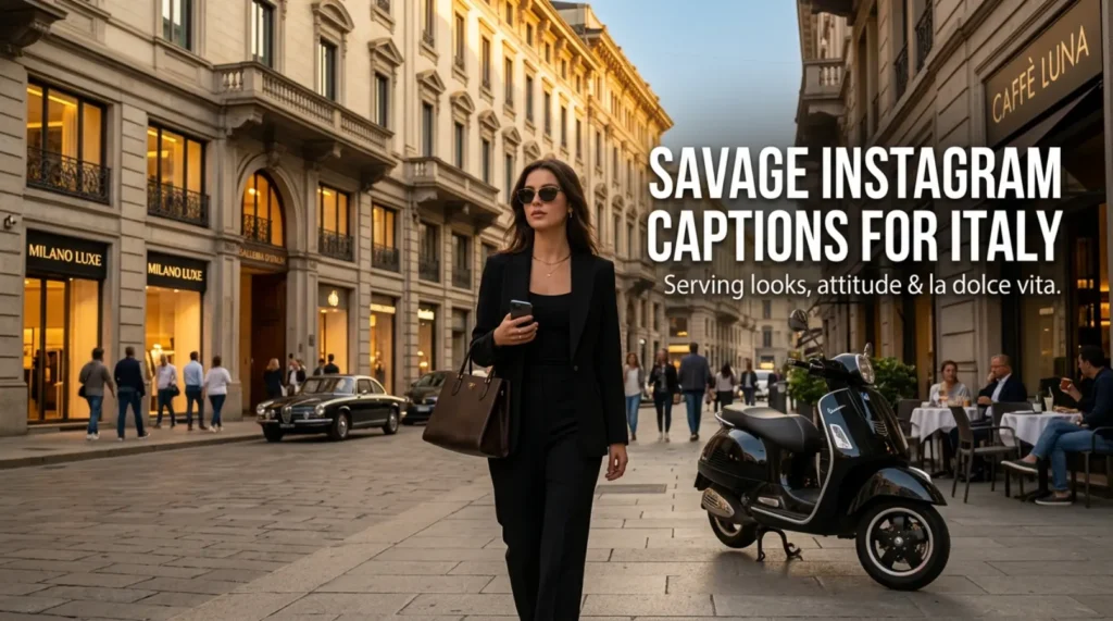 Amazing Instagram Captions for Italy 