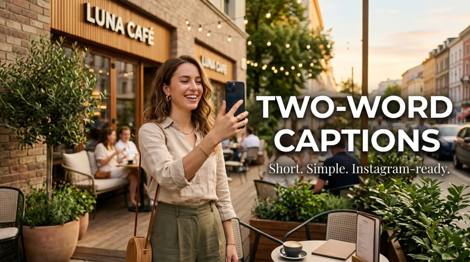Two Word Captions for Instagram