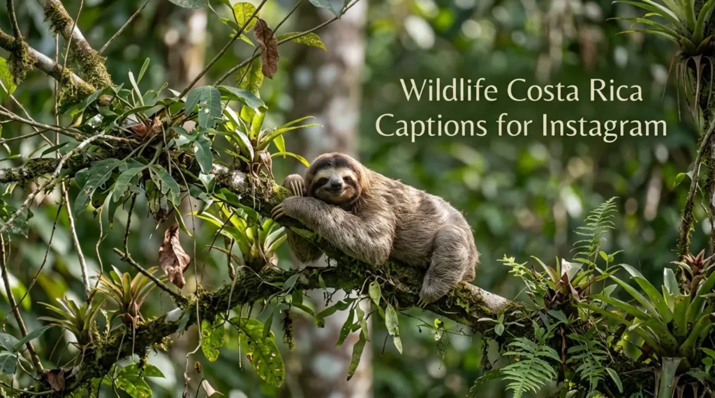 Wildlife Costa Rica Captions for Instagram
